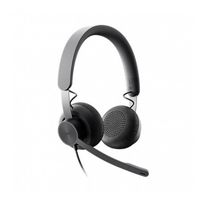 logitech zone wired negro diadema usb