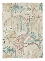 alfombra beige de lana sand rainforest grey 170 x 240cm