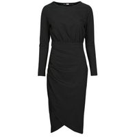 karl lagerfeld vestido long sleeve jersey dress para mujer