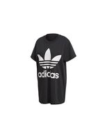 camiseta adidas triefoil negro mujer