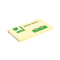 q-connect quick notes 76 x 127mm yellow pack of 12 ref kf10503