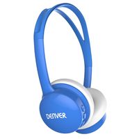 denver bth-150blue auriculares inalambricos bluetooth para ninos azules