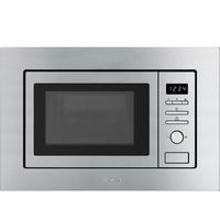 smeg fmi020x microondas integrable con grill 21l 800w inox