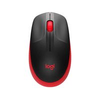 raton logitech m190 wireless rojo 3 botones10 mnano recep