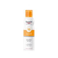 eucerin sun spray dry touch transparent spf 50 200ml