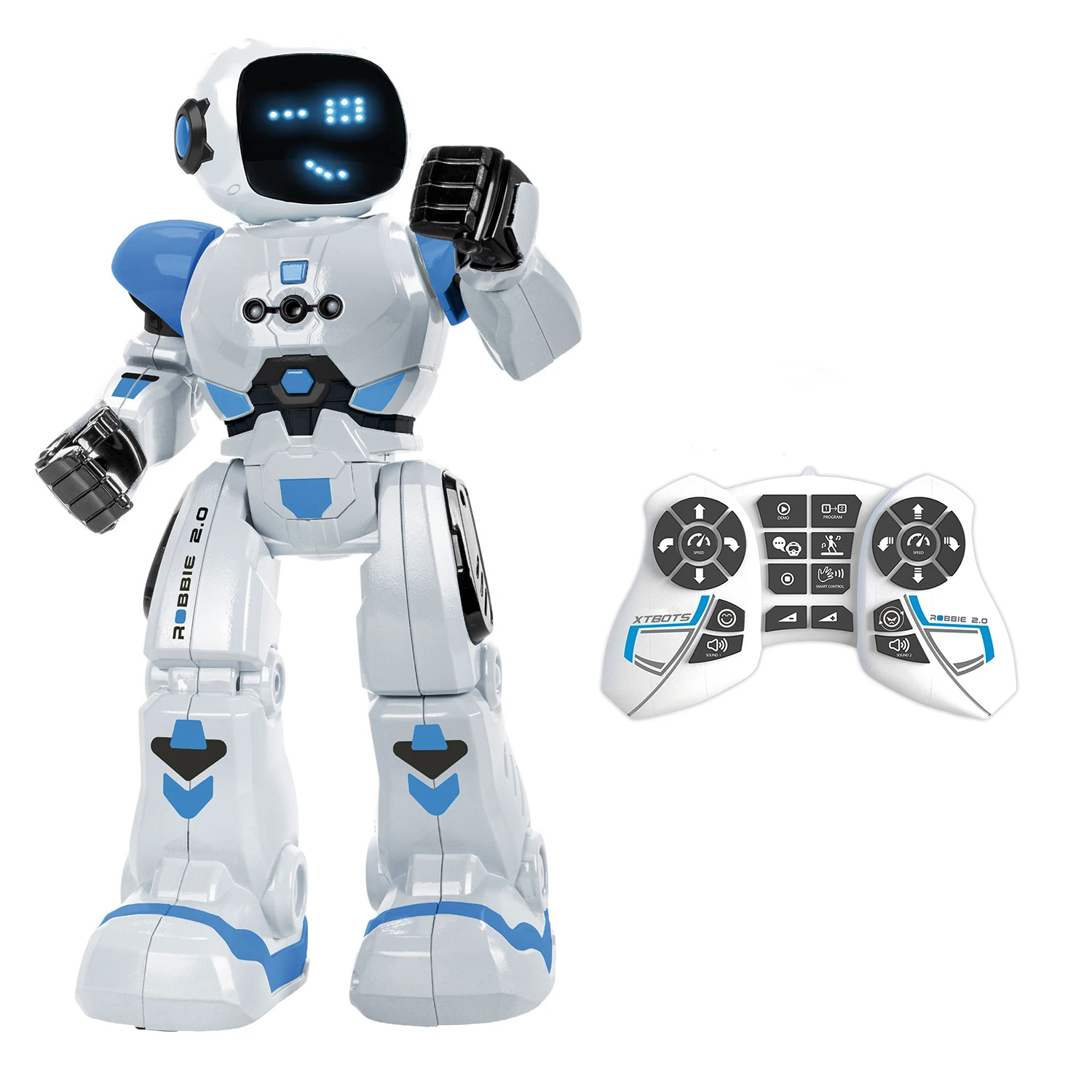 xtrem bots - robbie  robot juguete  robot ninos con 20 expresiones faciales  robotica con 50