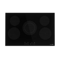 universal blue vega 4074 placa vitroceramica 5 zonas 76cm negra