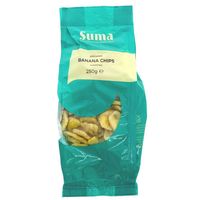 suma prepacks organic banana chips - 250g