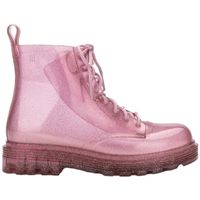 melissa botas mini coturno k - glitter pink para nino