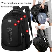 mochila con cremallera de varias capas de moda mochila de negocios de gran capacidad para computadora mochila perfecta para viajar y trabajar