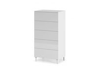 habitdesign diva comoda 5c blanco brillo - 117 x 061 x 040 ms