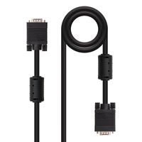 nanocable cable svga con ferrita hpdb15 machomacho 15m negro