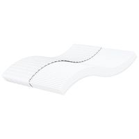 vidaxl colchon de espuma dureza h2 h3 blanco 160x210 cm