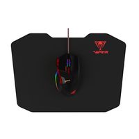 patriot viper alfombrilla de raton gaming negra