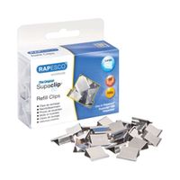 rapesco supaclip 60 clips for 60 sheets of 80gsm - cp10060s - pack 100