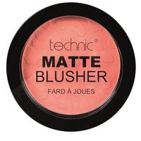 colorete en polvo - matte blusher - technic cosmetics peachy