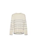 jersey vero moda saba o-necktripe birch mujer