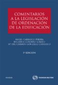 comentarios a la legislacion de ordenacion de la edificacion