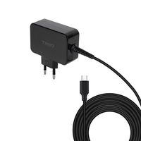 tooq tqlc-usbcgan65pd cargador de portatil gan usb-c pd 65w negro