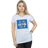 disney camiseta manga larga chip n dale para mujer