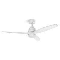 ufesa nepal ventilador de techo con luz y mando a distancia 132cm 40w blanco