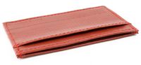 elvis  kresse reclaimed firehose single card holder - red