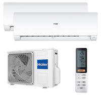 aire acondicionado multisplit 2x1 haier flexis uv 2x3000 fg wifi blanco