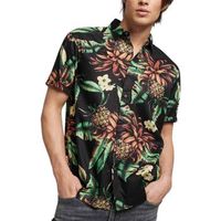 superdry camisa manga larga vintage hawaiian ss shirt para hombre