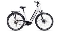 cube supreme sport hybrid one 500 bicicleta electrica urbana de facil acceso shimano alivio altus 9s 500 wh 26   blanca 2024