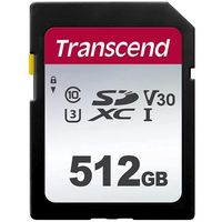 transcend sdc300s sdxc 512gb uhs-i v30 clase 10