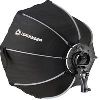 bresser softbox octogonal super quick 90cm para flash de camara