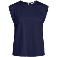 only blusa vila top sinata ss - navy blazer para mujer