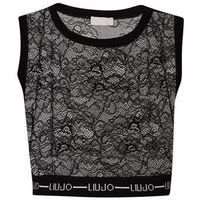 liu jo blusa top de encaje para mujer