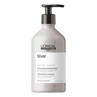 champu silver - 500 ml - loreal professionnel - champu para matizar los cabellos blancos y grises