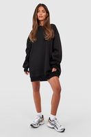 vestido sudadera super oversize negro