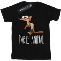 disney camiseta manga larga zootropolis party animal para mujer