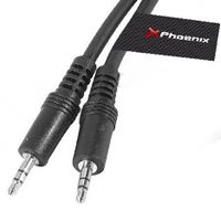 cable de audio mini jack 35 mm m-m estereo de 5 m