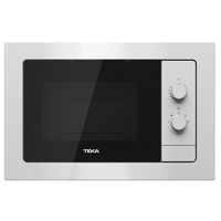 teka mb 620 bi microondas integrable 20l 700w blanconegro