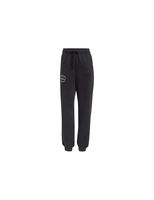 pantalones adidas signature graphic print fleece loose mujer negr