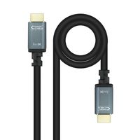 nanocable cable hdmi 21 iris 8k machomacho 2m negro