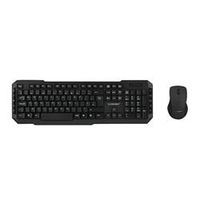 q-connect black wireless keyboardmouse kf15397