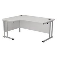 allegro 1800 crescent cantilever workstation lh - twu1812lhradwhsv