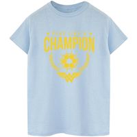 dc comics camiseta manga larga play like a champion para mujer