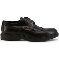 duca di morrone zapatos bajos dante - leather black para hombre