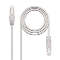 nanocable cable de red rj45 utp awg24 cat 5e 3m gris