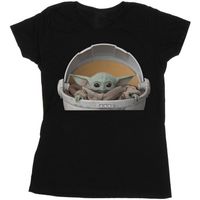 disney camiseta manga larga the mandalorian the child para mujer