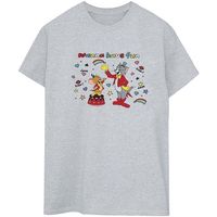 dessins animes camiseta manga larga wanna have fun para mujer