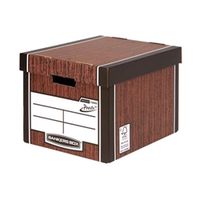 bankers box premium tall box woodgrain 5 pack 7260520