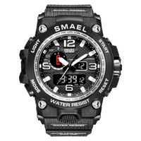 smael 1545 reloj de pulsera deportivo de moda para hombre reloj electronico digital de cuarzo multifuncional con 50m impermeable  luminoso  alarma  cronometro  semana  fecha