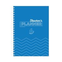 silvine academic planner and record a4 blue ex202